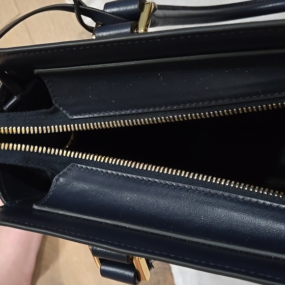 Authentic Prada Saffiano Soft Calfskin Leather Top Handle Bag with Strap Baltico - Picture 5 of 12